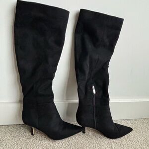 Nine West Black Over the Knee Boots